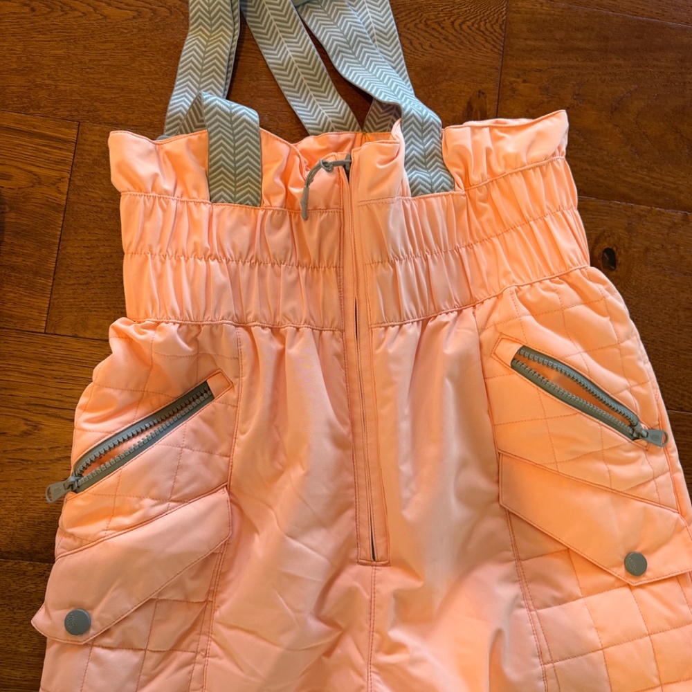 Free People Movement  Small All Prepped Ski Bib & Jacket set Winter melon - Picture 10 of 12